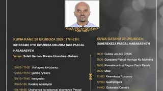 INDIRIMBO YO GUHEREKEZA PASCAL HABABABYEYI UMUNYAMAKURU WA RADIO TV10 , TUZAHORA TUKWIBUKA.