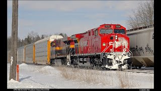 RAILREEL Cool Catches CN CPKC OSR Woodstock Ontario Feb 14 2025