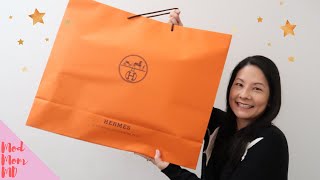 My First Hermes Handbag Unboxing \u0026 Boutique Experience | Herbag Zip 31 | Mod Shots | modmom md