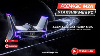 🖥️🚀Do you know that ACEMAGIC M2A Starship mini PC is the World's First AAA Sci-fi Games Mini PC?🛸🎮💥