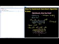 How to implement Quicksort Algorithm in Java Line by Line - Part 1