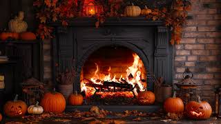 Cozy Autumn Ambience Relax Music and Fireplace - Sleep, Meditate, Study, Relax, Stress Relief