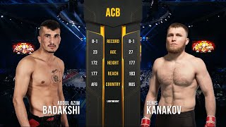 Абдул Азим Бадахши vs. Денис Канаков | Abdul Azim Badakhshi vs. Denis Kanakov | ACB 86