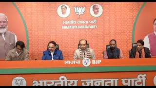 LIVE : Joint press conference by Dr. Sudhanshu Trivedi \u0026  Virendra Sachdeva at BJP HQ, Delhi