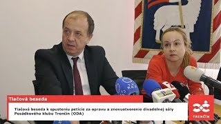 Trenčianska radnica spustila petíciu za opravu divadelnej sály