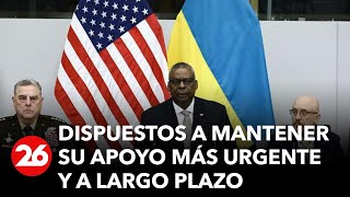 Estados Unidos garantiza apoyo defensivo a Ucrania