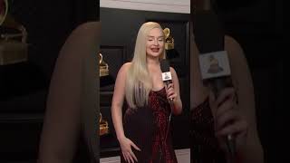 Kim Petras Interview at Grammy award 2023