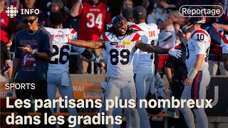 Les Alouettes de Montréal vivent un regain de popularité en 2024