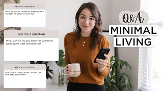 MINIMALISM Q&A | Unwanted Gifts, Beginner Decluttering Tips & Impulse Buying