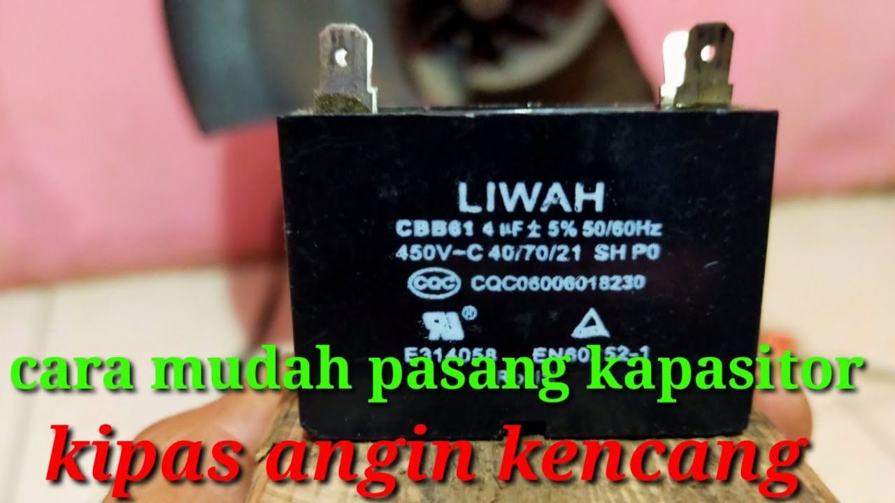 Cara Pasang Kapasitor Kipas Blower#kapasitorkipasangin - YouTube