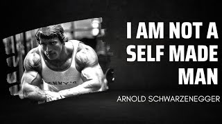 Arnold Schwarzenegger Motivational speech "I am not a self made man"👏