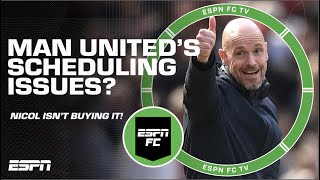Erik Ten Hag HITS OUT at Manchester United’s poor schedule! 😳 | ESPN FC