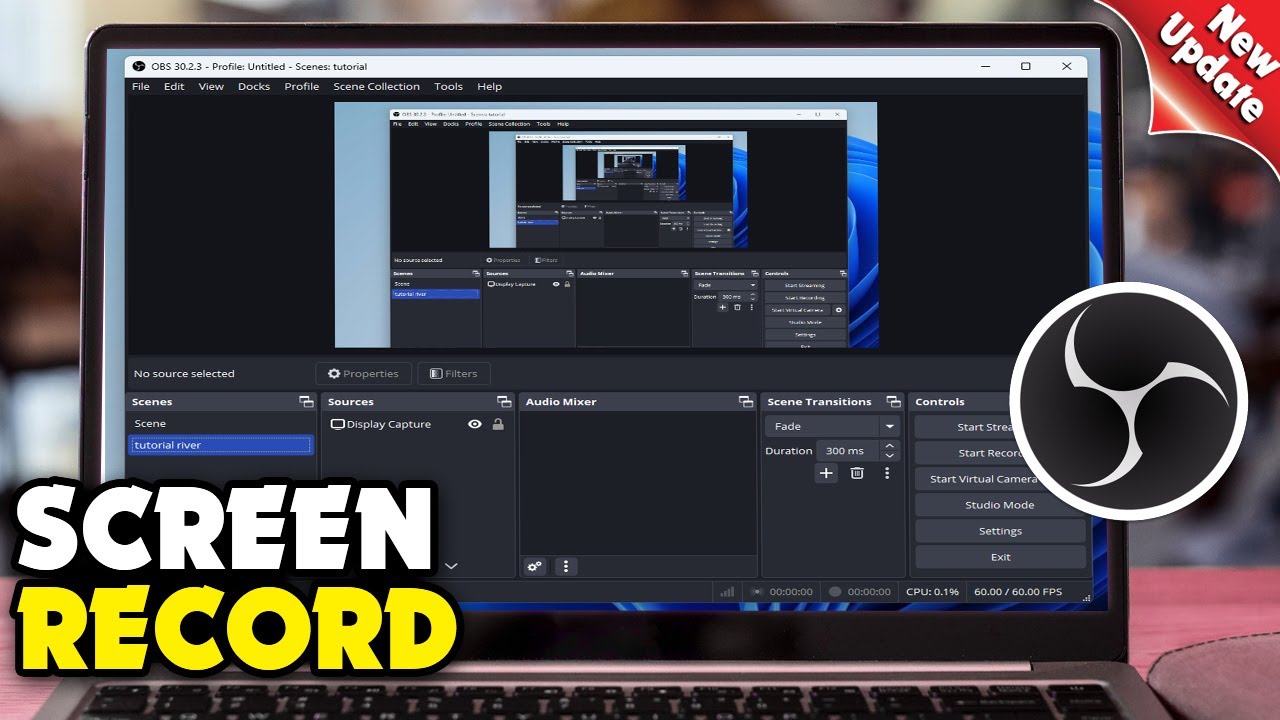 How To Use Obs Studio To Record Screen Full Guide Youtube