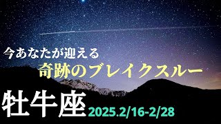 【2月後半 牡牛座】最後の難関を遂に突破！！より上手くいく為の鍵は…🌿🕊✨【運勢】【おうし座】【タロット】【占い】