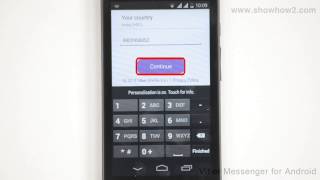 Viber Messenger - How To Setup Viber On Your Phone