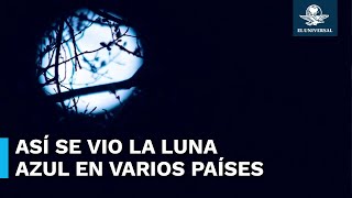 Así resplandeció la Luna Azul 2024 en varias partes del mundo