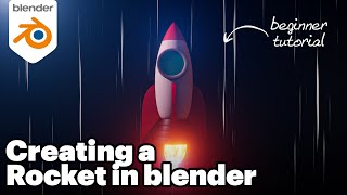 Creating a stylized rocket in blender - PART2 I Blender Beginner Tutorial