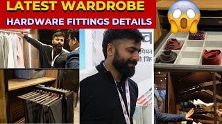 Latest Wardrobe  Hardware Fittings Details | Must Watch Video ✅ #acetech #hettich