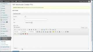 WordPress Plugin Shortcode Creator Review