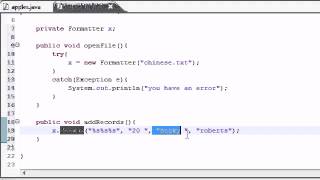 Part 80: Java Programming Tutorial - Writing to Files .