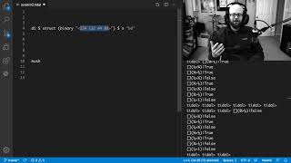 TidalCycles - binary and ascii structs and mini-notation "@" syntax