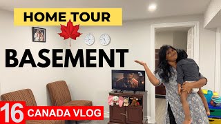 Our House in Canada l കാനഡയിലെ ഞങ്ങളുടെ വീട് l Basement Tour l Toronto l Vlog 16 l Malayalam