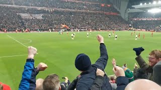 Liverpool fans telling Manchester City fans to hand over the Premier League