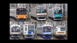 【5社】東急東横線 列車走行シーン集 Tokyu Toyoko Line train running scene collection