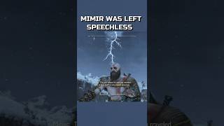 Only Kratos Could Leave Mimir Speechless Like This