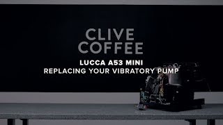 Lucca A53 Mini | Replacing Your Vibratory Pump