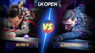 KO PIN YI VS ALEKSA PECELJ | 2023 UK OPEN #billiards #nineball #9ballpool #highlights #ukopen