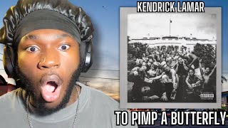 ABSOLUTE MASTERPIECE 🎶 | First Time Reacting To Pimp a Butterfly - Kendrick Lamar