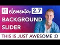 Elementor Background Slider Tutorial | New Feature