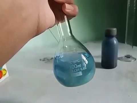 Blue Bottle Experiment At Home. - YouTube