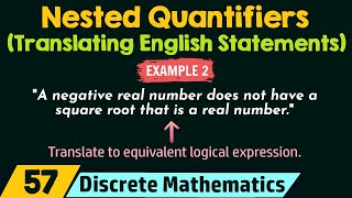 Nested Quantifiers (Translating English Statements) - Example 2
