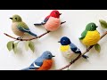 CROCHET LEFTOVER MULTICOLOR WOOL SPARROW BIRDS DESIGN IDEAS #CROCHET #BIRD #AI MADE DESIGNS IDEAS