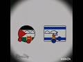 I am Waiting for This between Israel and Palestine #countryballs #shorts