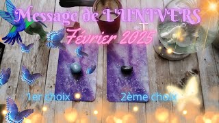 Message de L'UNIVERS ✨ 2 choix ❄️ FÉVRIER 2025