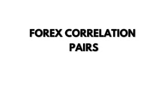 Forex Pair Correlation