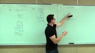 Prealgebra Lecture 5.3:  Multiplying Decimal Numbers