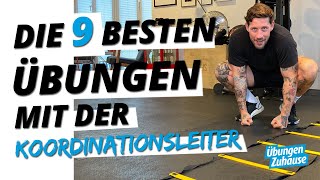 Die 9 besten Übungen mit der Koordinationsleiter | Workout für Koordination \u0026 Speed