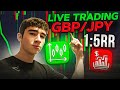 Live trading GBP/JPY - easy 1:5 using supply & demand + liquidity trading strategy (5m timeframe)