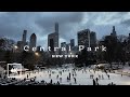 Central Park relaxing walking tour - New York City, Manhattan, THE MET, Binaural sounds NYC walk 4K