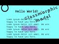 Make a glassmorphic modal dialog with HTML, CSS and JavaScript