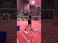 30|250 Badminton net shot reaction , coach Gordown how do I?