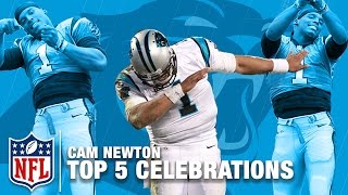 Cam Newton's Top 5 TD Celebrations! | NFL