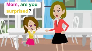 Surprises, Mom - Simple English Story - Comedy Animated Story - Ella English