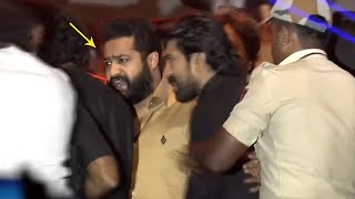 See How Jr NTR Serious On Kannada Police At RRR Pre Release | Ram Charan | SS Rajamouli | Filmylooks