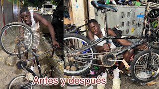 Restauré 100 bicicletas abandonadas en un día 😱sigan viendo ￼ día (9)comprando mi casa ￼