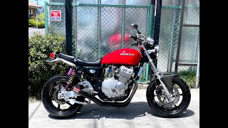 HONDA CB400FOUR NC36 - ホンダ CB400フォア - ヨシムラ製ワイピースマフラー / ケイヒン製FUR33ファンネル仕様 / OVER Racing製バックステップ 装備